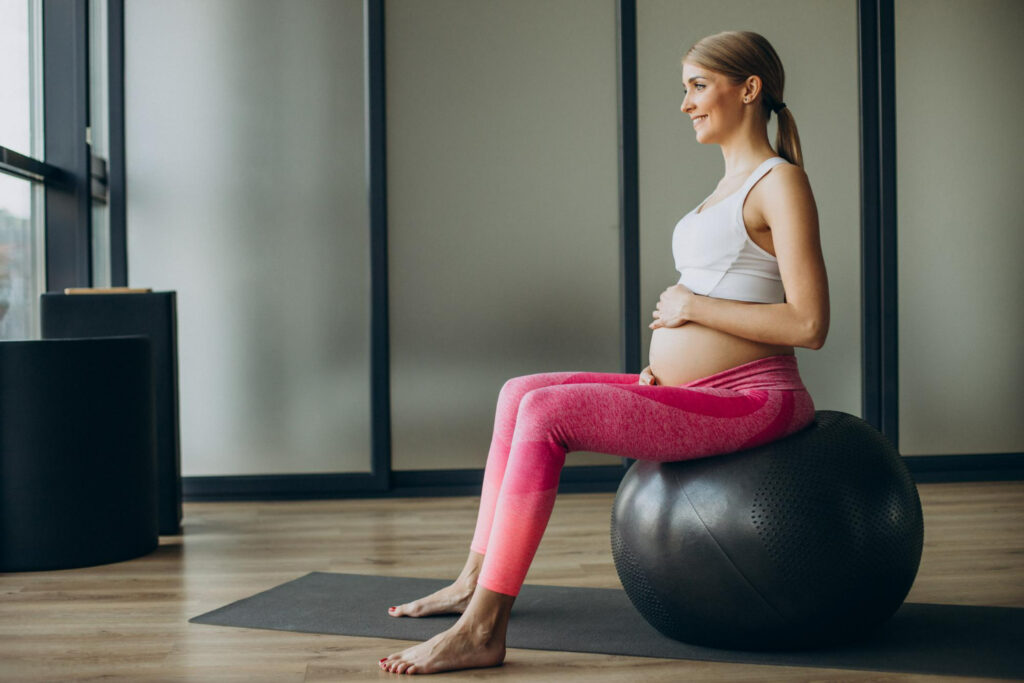 pregnancy ball exercises