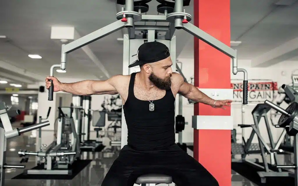 Chest Exercises Gym Pec Deck Machine
