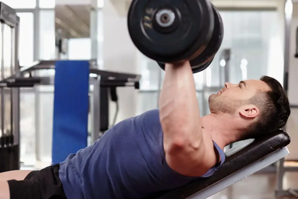 3. Dumbbell Bench Press

